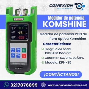 Medidor de Potencia Óptica PON Komshine KPN-35