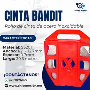 Cinta Bandit de Acero Inoxidable SS201
