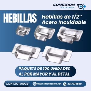 Hebillas de Acero Inoxidable 1/2”