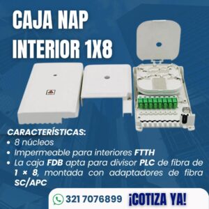 Caja NAP Interior 1x8 SC/APC