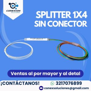 Splitter 1x4 sin Conector